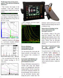 Universalultraschallfehler-Detektor mit LED-Hintergrundbeleuchtungs-hellem Farbbildschirm USMFD34035X