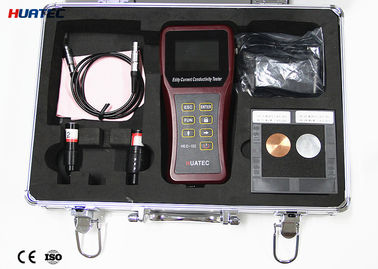 60KHz 0,5 - 110% Mitgliedstaat IACS-(0,29 - 64/m) Digital tragbarer elektrischer Eddy Current Testing Equipment