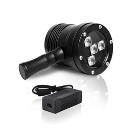 Schwarzes durchringendes Hand-365nm LED Kaltlicht-UVlampe AC100-240V der Prüfungs-