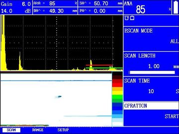 Digital tragbares DAC, AVG kurvt Ultraschallfehler-Detektor FD350USM60 des fehler-Detektor-/UT