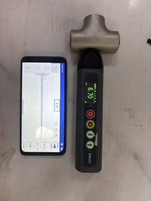 Ein Scan B Scan EMAT Luftkopplung Ultraschall Dicke Messgerät mit hoher Temperatur Oberfläche