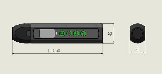RS485 Ethernet Kontaktlos ohne Kopplung Einfach-Echo Dual-Echo EMAT Ultraschalldickheitsmessgerät TG-14D