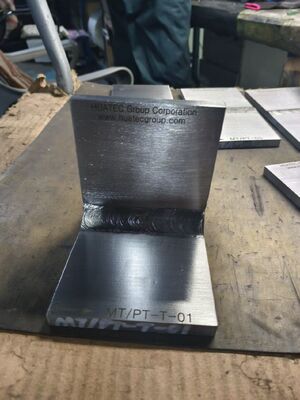 PT DYE Durchdringungsinspektionsschulungen und -prüfungen Standardprüfproben-Block-Kit