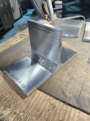 PT DYE Durchdringungsinspektionsschulungen und -prüfungen Standardprüfproben-Block-Kit