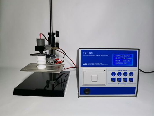 HUATEC TG-100G Elektrolytischer (Coulomb) Schichtdickenmesser Coulometrischer Schichtdickenprüfer mit integriertem Drucker