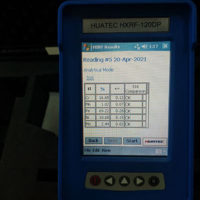 Handdetektor HXRF-120DP legierungs-Analysator-/Legierungs-Identifizierung PMIs SI-PIN